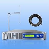 FM Transmitter 300W+1-Bay Antenna+30M Cable, Professional Long Range Wireless Stereo FM Radio Broadcast Transmitter Kit for Church Radio Station Equipment for Broadcasting