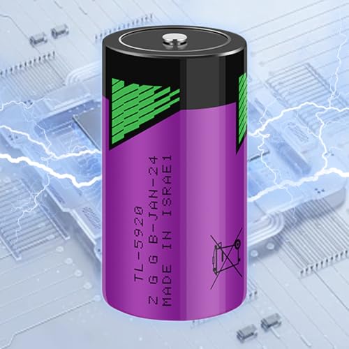LINHUPAK (10-Pack) TL-5920 Battery 3.6V 8500mAh Size C Non-Rechargeable for Tadiran Series Lithium Battery (ER26500 / LS26500)