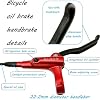 Bike Hydraulic Disc Brake Set with 160mm Rotors,For Mountain Bike e-Bike Fat Bike Road Bike(Right Front Brake& Left Back Brake) (Red)