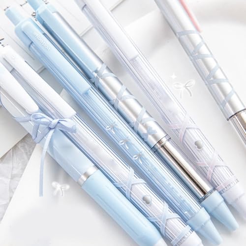 4 bolígrafos de gel Ballet Strap Bows retráctiles 0.5mm miniatura 6