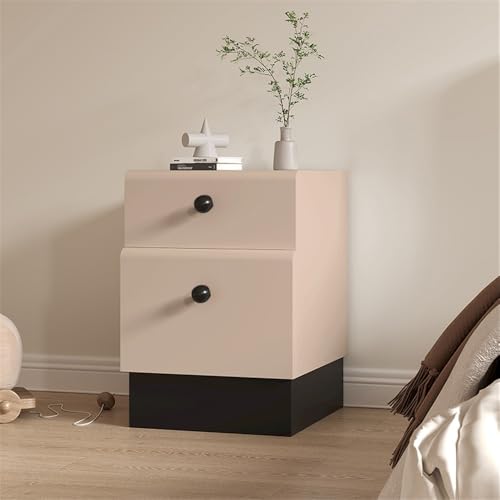 Table de chevet en bois kaki étroite pour optimiser les petits espaces de chambre - 8
