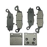 S SYUU Semi-Metallic Motorcycle Brake Pads Compatible with Suzuki GSX600F GSX 600 F Katana 600 1998-2006 SV650 SV 650 GSX750F GSX 750 F Katana 750 GSF 600 S GSF600S Bandit 600 FA229 FA231 FA063