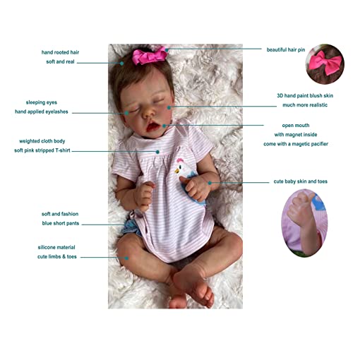 Bonecos Renascidos Adormecidos, Bonecos Recém-Nascidos De 18