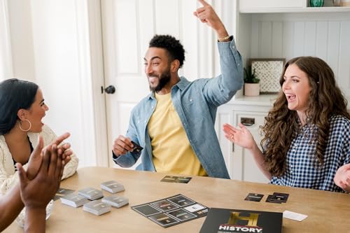 History Channel Trivia Board Game Deluxe Edition with 80s & 90s Expansion Pack - 2400+ General Knowledge Questions. Fun Party Card Game for Adults, Family & Teens in The Pursuit of Trivial Knowledge - Image 2