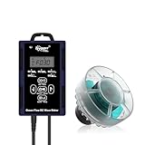 hygger Mini Wave Maker For Aquarium, Ultra-quiet Transparent Wavemaker With Controller, Adjustable Flow Magnetic DC 24V 1200GPH Powerhead, Circulation Pump For 50-100Gallon Freshwater Coral Reef Tank