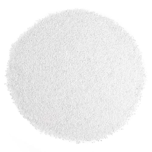 10-20 Mesh White Aquarium Sand, Boniosz 2.4lb Fish Tank Sand Potting Sand Soil for Plants, Aquariums, Terrariums, Bonsai Succulent Cactus, Gardening Landscape