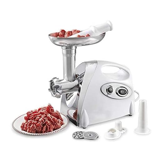 Moedor De Carne Aluminio Eletrico Frango Linguica Cozinha Criativa