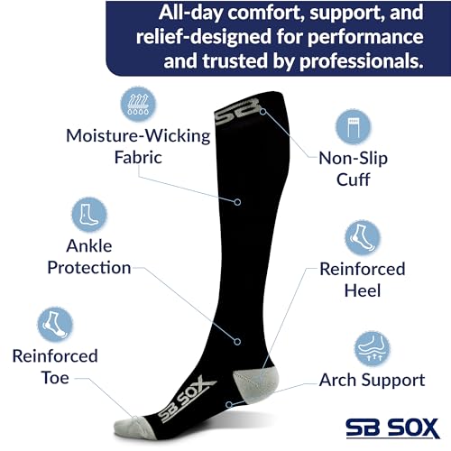 SB SOX - 3 Pairs Size Large Compression Socks4
