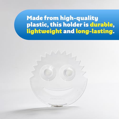 Scrub Daddy Sponge Holder Daddy Caddy - Sponge Holder for Kitchen Sink - Sponge Caddy and Kitchen Organizer with Suction Cups - Self Draining & Dishwasher Safe (1 Count) by Scrub Daddy - Image 3