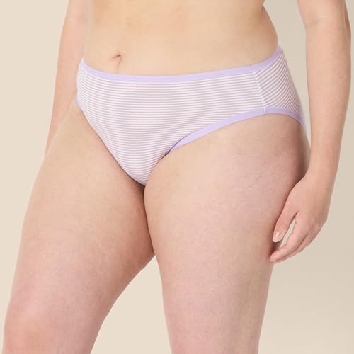Image of Amazon Essentials Women's Cotton Spandex High Leg Brief Underwear, Breathable