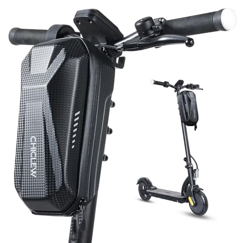 CHICLEW 3L Große Kapazität E Scooter Tasche Schnellverschluss Tragbare E Roller Tasche wasserdichte Lenkertasche Escooter für Segway Ninebot Xiaomi Mijia