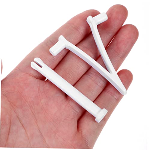 balacoo 5 Sets Swimming Pool Accessories Vacuum Cleaning Device Clip Pool Accessory Leaf Rake Attachment Clip Skimmer Net v Clips Pool v Clips Locking Pins Pool Clip Clips for Pool