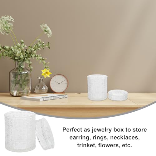 Tarros de cristal con tapa para almacenar joyas sin perder el orden 4