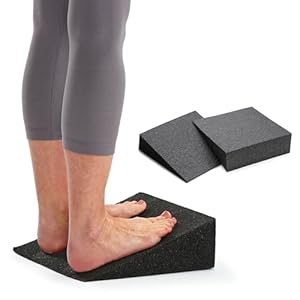 OPTP Slant (Pair) – Foam Wedge Incline Slant Boards – Stretching Equipment for Calf and Ankle Rehabilitation – Foot Wedges for Exercise, Achilles Tendonitis, Plantar Fasciitis, and Shin Splints