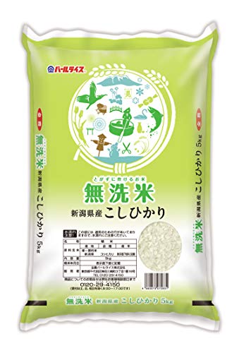 パールライス 新潟県産 無洗米 コシヒカリ 5kg