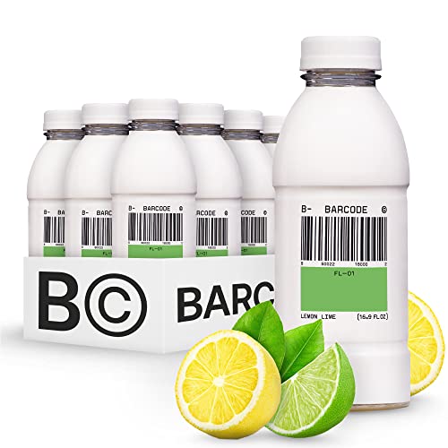 Barcode Adaptogen Drink With Electrolytes, Lemon Lime, 12 Pack - Premium Sports Hydration, No Added Sugar - Plant-Based Beverage - 12 Vitamins & Minerals For Immunity & Performance - Ashwagandha & Magnesium #TOP2
