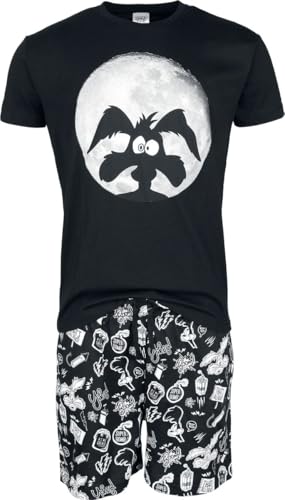 LOONEY TUNES Coyote Moonlight Männer Schlafanzug Multicolor M