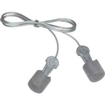 3M P1401 E-A-R Pistonz Disposable Corded Earplugs 100 Pairs, 9" x 8" x 0.05"
