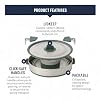 Sea to Summit Detour Stainless Steel One Pot Cook Set for Two (3 Liter Pot, 2 Large Bowls, 2 Mugs)