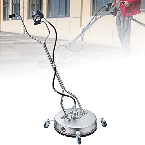 Limpiador de superficies a presión, limpiador plano giratorio de 21 pulgadas, 4000 PSI, para calzadas, patios y pavimentos, herramienta de limpieza eficiente al aire libre