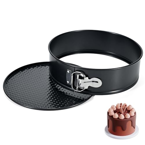 ECCOGREAT 23cm Springform Non-Stick Cheesecake Pan, Leakproof Round Removable Bottom Baking Pan for Cakes, Pizzas and Pancakes