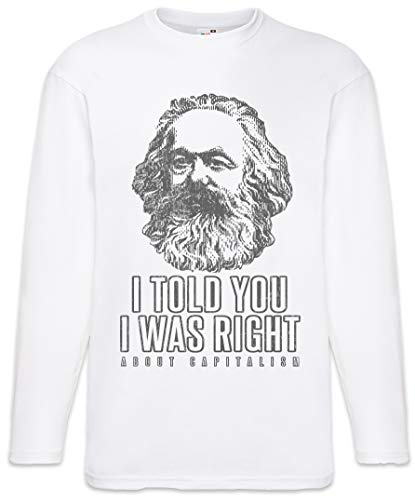 T-Shirt à Manches Longues coton col rond avec motif humour noir