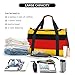 German Flag Duffel Travel Gym Sports Overnight Weekend Duffle Bags For Men Women