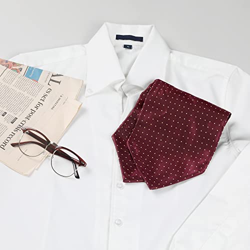 Cravate à pois pour homme accessoire de costume élégant en taille unique ajustable
