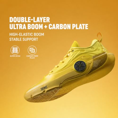 Image of LI-NING Way of Wade 12 Men's Basketball Shoes Anti-Slip Professional Shock Absorption Sports Sneakers Wow 12