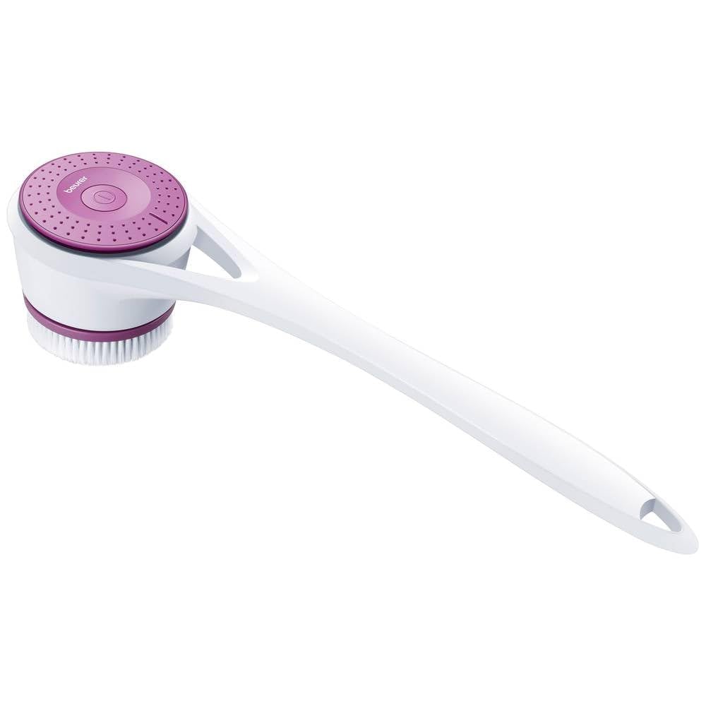 FC25 Powered Body Brush | for Deeper Cleaning and Exfoliation for Softer Skin | 2 Removable Brush attachments | 2 Speed Settings | Easy-Reach Handle | Waterproof