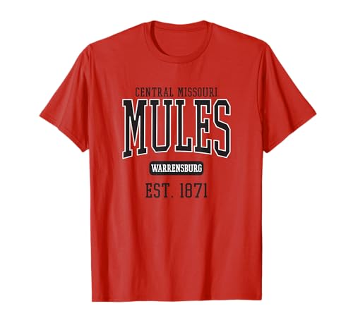 University of Central Missouri UCM Mules Est. Date T-Shirt