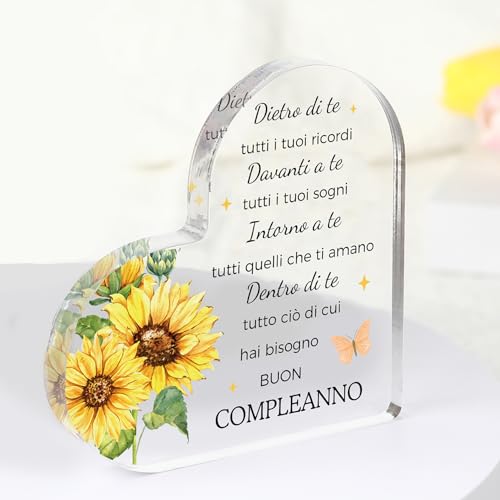 Regalo Donna Amica Compleanno Acrilico Utile Ornamento Regali Compleanno Donna
