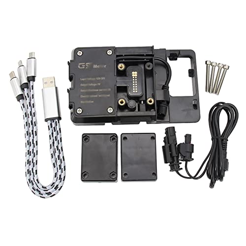 Support téléphone moto anti-vibration et chargeur USB pour BMW R1250GS et F850GS