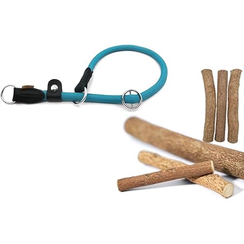 Aiminto Slip Collar with Neem Stick(3 Pack) Set for Dogs Betweeen 22-44 LBs Cover