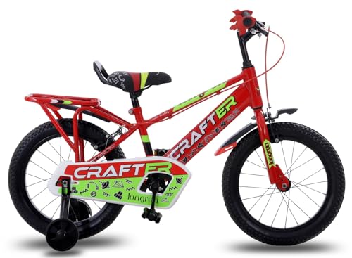 Image of longrun 16 Inch Cycle for Kid | Bicycle for Kids with Training Wheels | Just Plug and Play | Easy 4 Steps Installation, 95% Fitted | Kids Cycle for 4 to 7 Years Boys and Girls