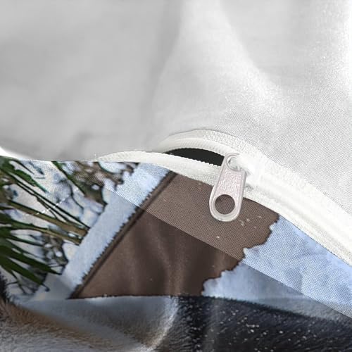 Parure de lit microfibre hypoallergique douce panda 140x200cm - 8