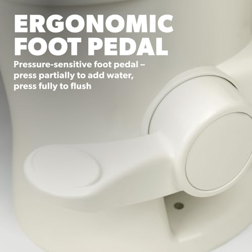 Dometic 300 Series Standard Height Toilet, Bone by Dometic - Image 6