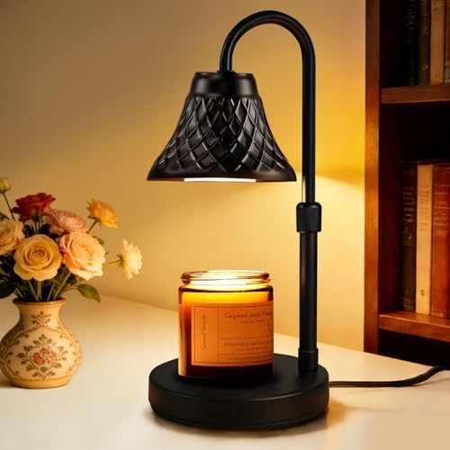 Adjustable Candle Warmer Lamp with Timer: Birthday Gifts for Women fits All Candle Jar Home Decor - Wax Warmer for Scented Wax Gifts for Women