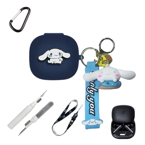 Compatible with Anker Soundcore Liberty 4 pro 対応ハウジング ZuoLeini おしゃれ 創造性 Bluetoothイヤホン シリコン保護スリーブ 360°全面保護 傷防止 落下防止 防塵 防水 着脱簡単 カラ