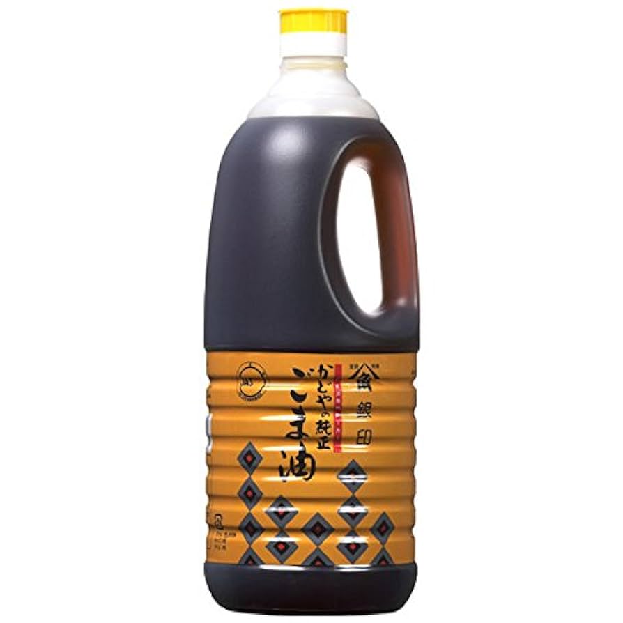 カドヤ銀印ごま油ペットボトル1.65リットル6本 かどや] 銀印 純正ごま油 濃口 / BOX(1650g×6本) 業務用ごま油