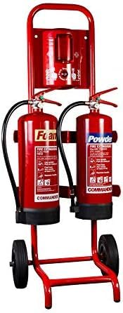 Compact Double Fire Extinguisher Trolley - MFE