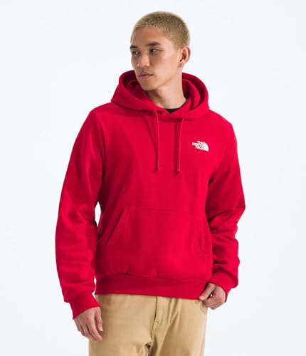 Image of THE NORTH FACE Men's Evolution Box NSE Hoodie | Sweatshirt With 2 Piece Hood, Adjustable Drawcord, Kangaroo Hand Pocket