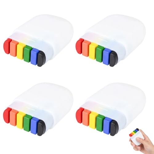 Rainbow Face Paint Sticks 4 Pieces 6 Rainbows Shades Vibrant Face & Body Paint Pride Events Celebration Art Makeup Suitable for Teens Adults Fashion Rainbow Party Accessories