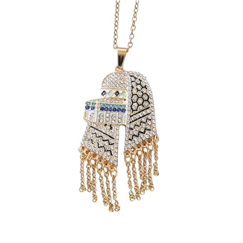 Pendentif mosquée Al Aqsa plaqué or 18 carats et acier inoxydable premium