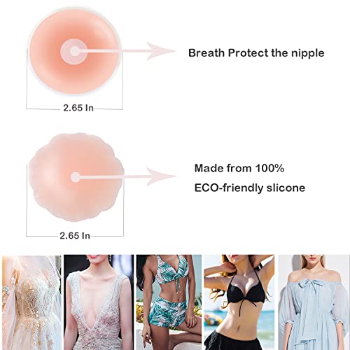 Brustwarzenabdeckung Spolife aus Silikon für Frauen