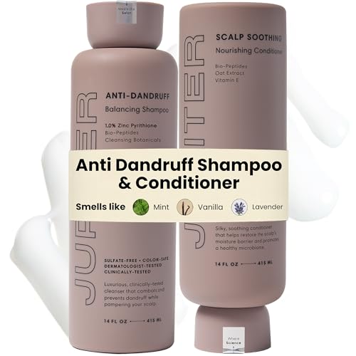 Jupiter Balancing Shampoo & Nourishing Conditioner for Men & Women - Clarifying Cleanse for Oily,...