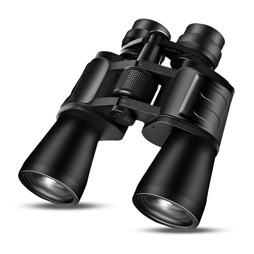 Storite 20x50 Full Size Binoculars for Adults - Powerful HD Binoculars, 20 X magnification,Waterproof Fogproof Prism FMC Lens-with Case and Strap (Black)