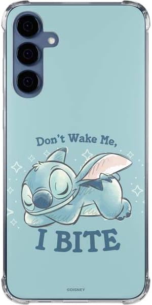 Skinit Clear Phone Case Compatible with Galaxy S24 - Officially Licensed Disney Lilo and Stitch Stay Weird Design