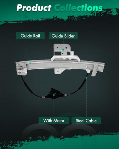 Image of SCITOO Power Window Regulator with Motor Fit for 1995 1996 1997 for Lincoln Town Car Rear Right Side 740-685
