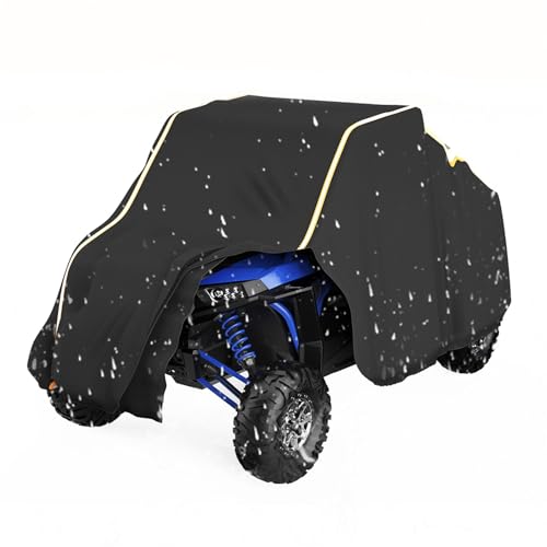 Housse Oxford Imperméable pour Kawasaki TERYX4 UTV 2 Portes Résistante aux Intempéries et UV